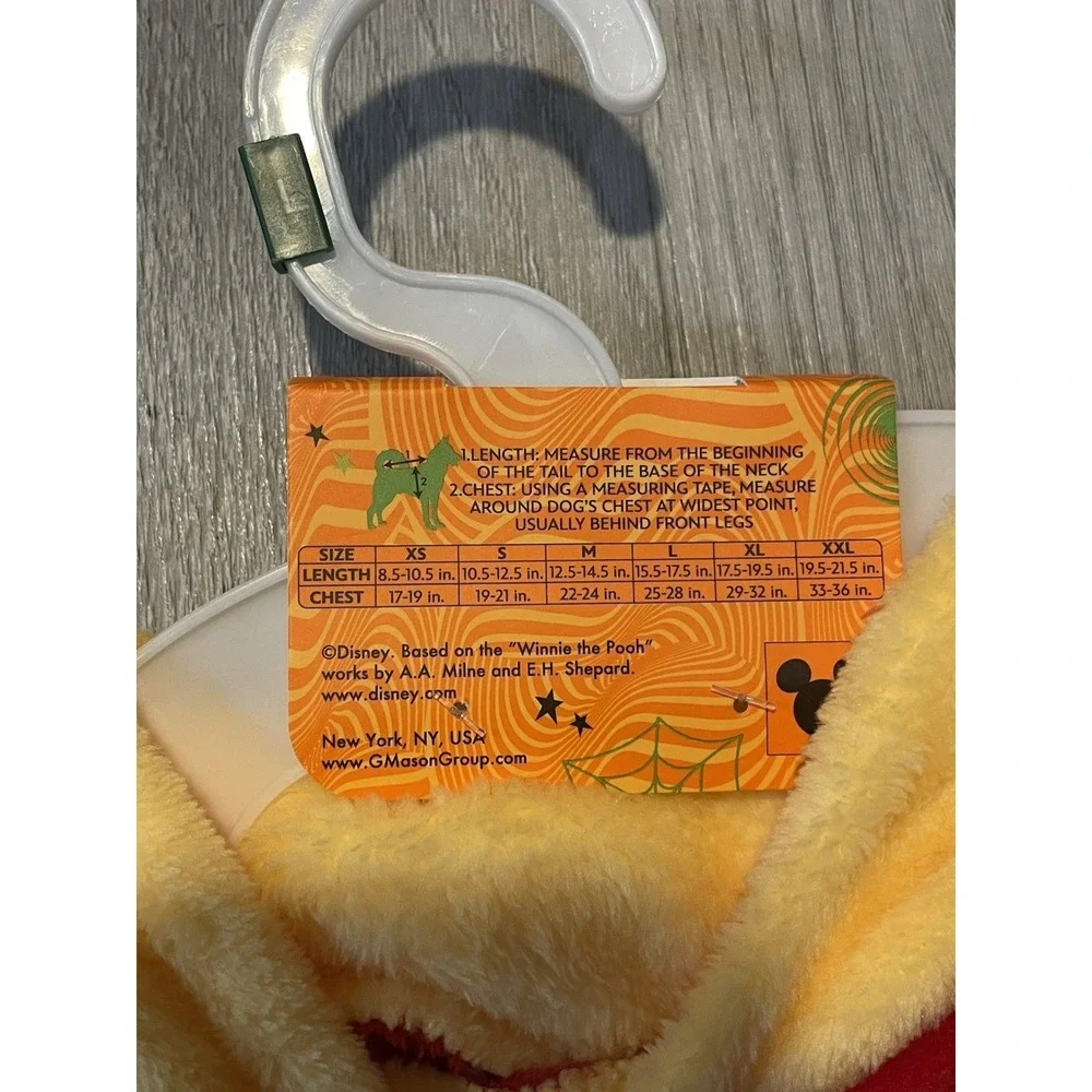 NEW Disney Halloween Pet Dog Costume - Fluffy - Winnie the Pooh - Size L
